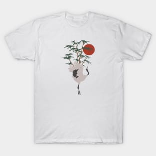 Prancing Crane T-Shirt